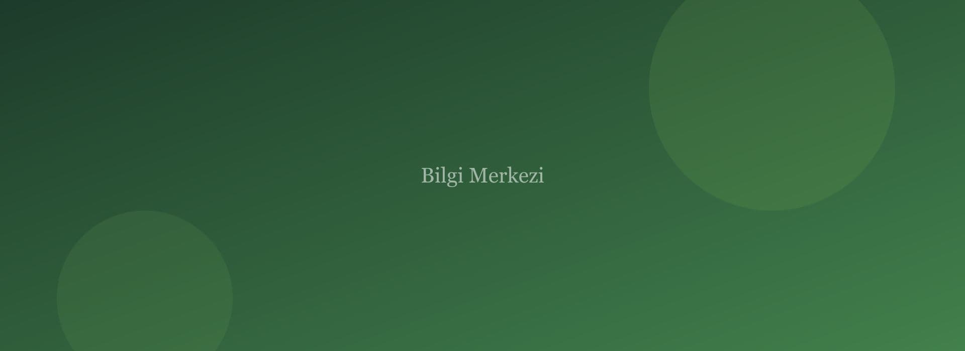 Bilgi Merkezi